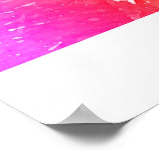 *~* AP25 Travel Exotic Palm Trees - Personaliseer Poster (Hoek)