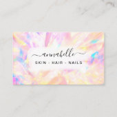 *~* AP26 OPAL QR Rainbow Crystal Etheral Prism Visitekaartje (Voorkant)