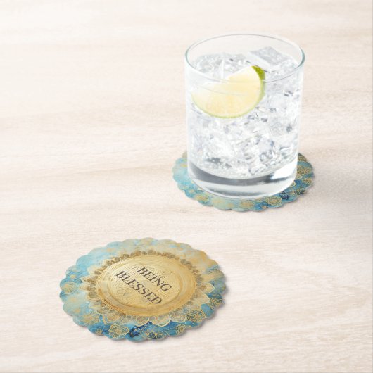 *~* AP2 GEZEGEND HEILIGE Mandala Kartonnen Onderzetters (Insitu)