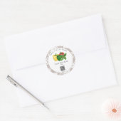 *~* AP30 Bell Peppers die QR Logo overbrengen Ronde Sticker (Envelop)