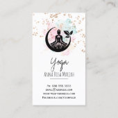 ** AP33 Botanische Yoga Regenboog Chakra Spirituee Visitekaartje (Achterkant)