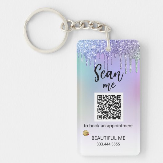 *~* AP36 QR Promo Logo Acrylombre Sleutelhanger (Voorkant)