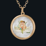 *~*  AP40 Klassieke Angels vel muziek Goud Vergulden Ketting<br><div class="desc">(zoek identiteitskaart AP40 voor gelijkaardige design) Overdracht aan andere producten als u houdt van. ROUND Gold KETTING met een schat klassieker van 2 Angels die op vellenmuziek zitten en wat waarnemingen fluisteren. * Energetisch verbeterde Romantische Retro Antiek Silver Glitter op faux Glitter diamantachtergrond. De kleine engelen geven om comfortabel leunen...</div>