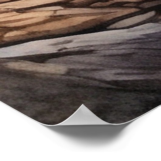 *~* AP49 MOOSE Herd Stream Natuur Bos Poster (Hoek)