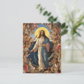 *~* AP50 Fantasy Universum Jezus Mensen Briefkaart (Staand voorkant)