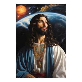 *~* AP50 Fantasy Universum met Planet Earth Foto Afdruk