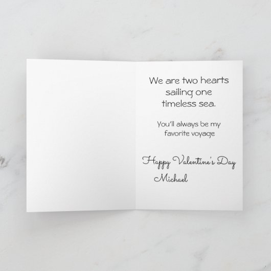 *~* AP51 8 Love Boat Hearts Romantische Valentijn Feestdagen Kaart (Binnen)