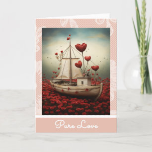 ** AP51 Love Boat 16 Hearts Romantische Valentijn Feestdagen Kaart