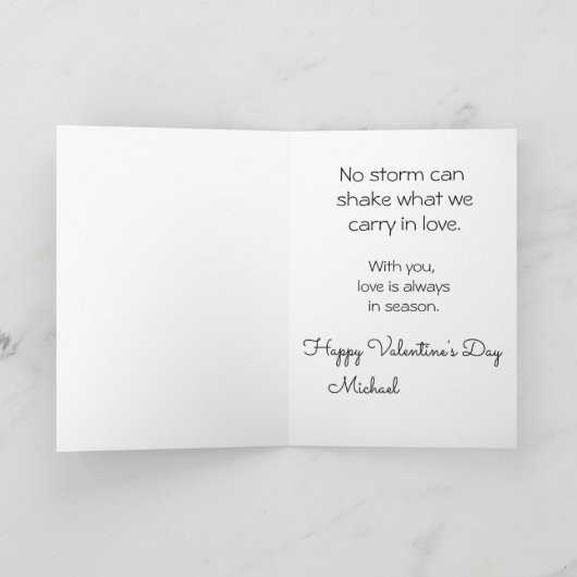 ** AP51 Love Boat 19 Hearts Romantische Valentijn Feestdagen Kaart (Binnen)