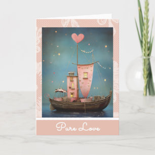 ** AP51 Love Boat 33 Hearts Romantische Valentijn Feestdagen Kaart