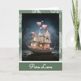 *~* AP51 Love Boat Hearts Romantische Valentijn 21 Feestdagen Kaart