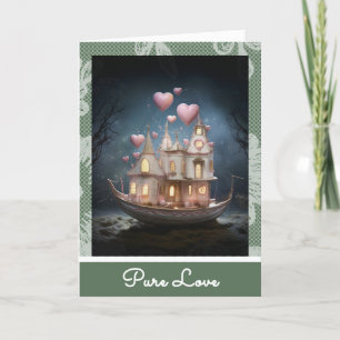 *~* AP51 Love Boat Hearts Romantische Valentijn 21 Feestdagen Kaart