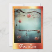 ** AP51 Romantische Swing Hearts Valentijn Serene  Kaart (Voorkant)