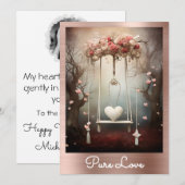 ** AP51 Romantische Swing Hearts Valentijn Serene Kaart (Voorkant / Achterkant)