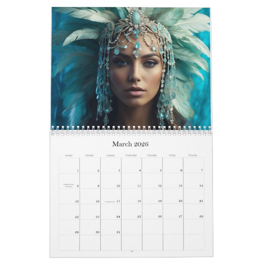 *~* AP53 Verjaardag Godin Geboorte Steen Kalender (Mar 2026)