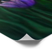 *~ AP56 Art Blondine Vrouw Waterval Vijver Bloemen Poster (Hoek)