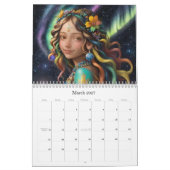 *~* AP58 Galactische Vrouwen Fantasie Kosmische Pl Kalender (Mar 2027)