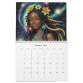 *~* AP58 Galactische Vrouwen Fantasie Kosmische Pl Kalender (Jan 2027)
