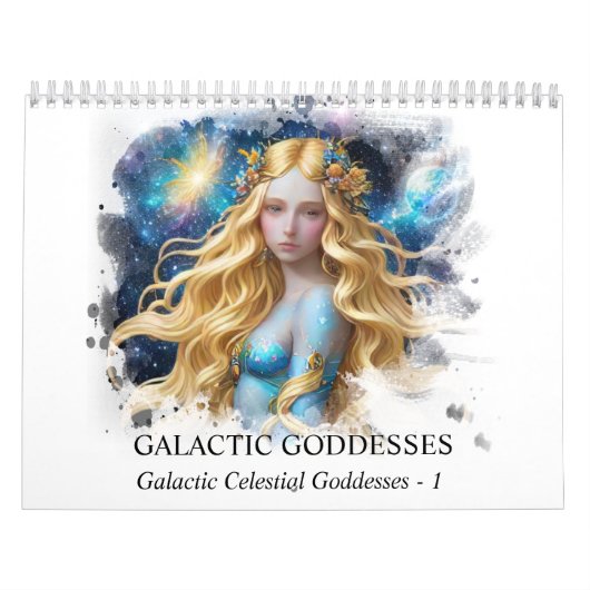 *~* AP58 Galactische Vrouwen Fantasie Kosmische Pl Kalender (Hoes)