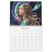 *~* AP58 Galactische Vrouwen Fantasie Kosmische Pl Kalender (Mar 2027)