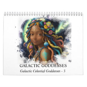 *~* AP58 Galactische Vrouwen Fantasie Kosmische Pl Kalender