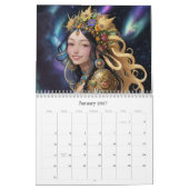 *~* AP58 Galactische Vrouwen Fantasie Kosmische Pl Kalender (Jan 2027)