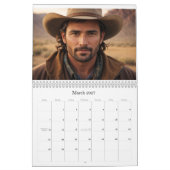 *~* AP59 Mannen Man Wild West Cowboy 1 Kalender (Mar 2027)