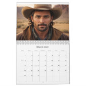 *~* AP59 Mannen Man Wild West Cowboy 1 Kalender (Mar 2026)