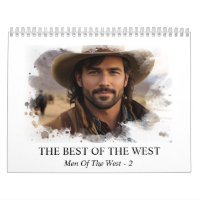 *~* AP59 Mannen Man Wild West Cowboy 2 Kalender