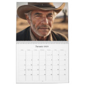 *~* AP59 Mannen Man Wild West Cowboy 2 Kalender (Jan 2026)