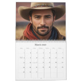 *~* AP59 Mannen Man Wild West Cowboy 2 Kalender (Mar 2026)