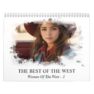 *~* AP59 Vrouwen Vrouw Wild West Cowgirl 2 Kalende Kalender