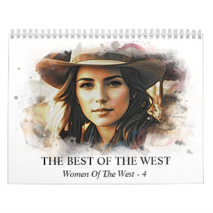 *~* AP59 Vrouwen Vrouw Wild West Cowgirl 4 Kalende Kalender