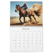*~* AP59 Western Cowboy Paard Rodeo Kalender (Mar 2027)