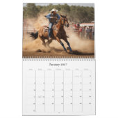 *~* AP59 Western Cowboy Paard Rodeo Kalender (Jan 2027)