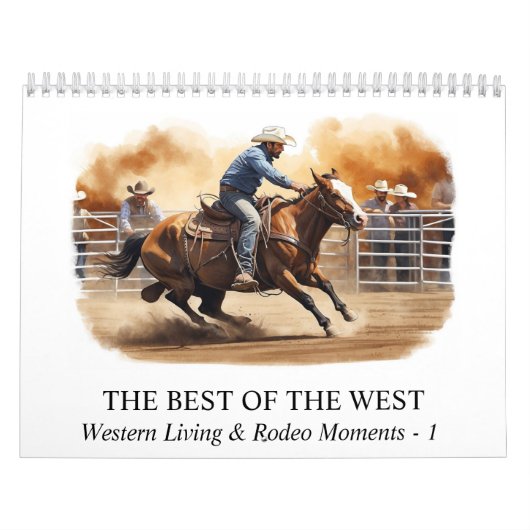 *~* AP59 Western Cowboy Paard Rodeo Kalender (Hoes)