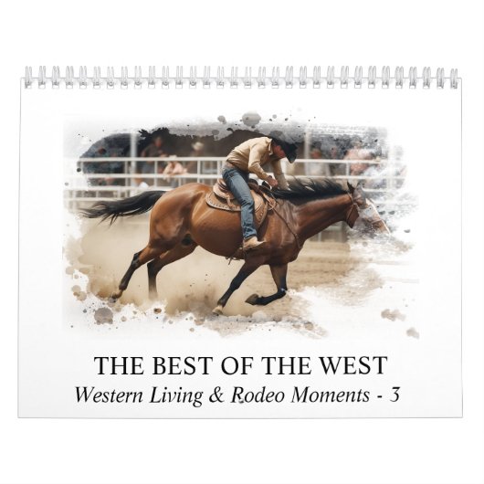 *~* AP59 Wild West Cowboy Paard Rodeo 3 Kalender (Hoes)