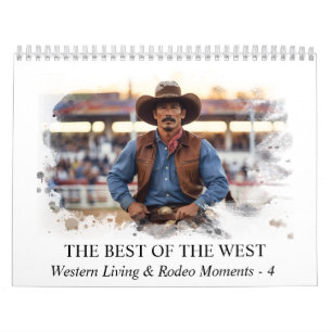 *~* AP59 Wild West Cowboy Paard Rodeo 4 Kalender
