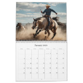 *~* AP59 Wild West Cowboy Paard Rodeo 4 Kalender (Jan 2026)