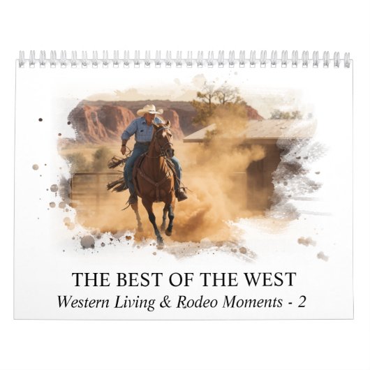 *~* AP59 Wild West Cowboy Paard Rodeo Kalender (Hoes)