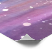 *~* AP60 Kust Zee Ocean Wave Sand Beach Glitter Poster (Hoek)