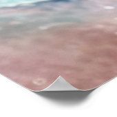 *~* AP60 Sparkle Beach Coastal Ocean Wave Sand Zee Poster (Hoek)