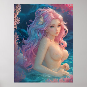 ** AP60 Water Goddess Fantasy Zee Zeemeermin 17 Poster