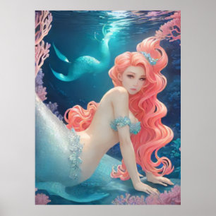 ** AP60 Water Goddess Fantasy Zee Zeemeermin 20 Poster