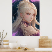 ** AP60 Water Goddess Fantasy Zee Zeemeermin 29 Poster (Keuken)