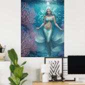 ** AP60 Water Goddess Fantasy Zee Zeemeermin 2 Poster (Thuiskantoor)