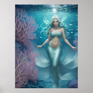 ** AP60 Water Goddess Fantasy Zee Zeemeermin 2 Poster