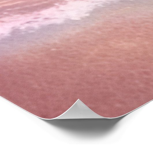 *~* AP60 Zee Glitter Kustoceaan Zand Beach Wave Poster (Hoek)