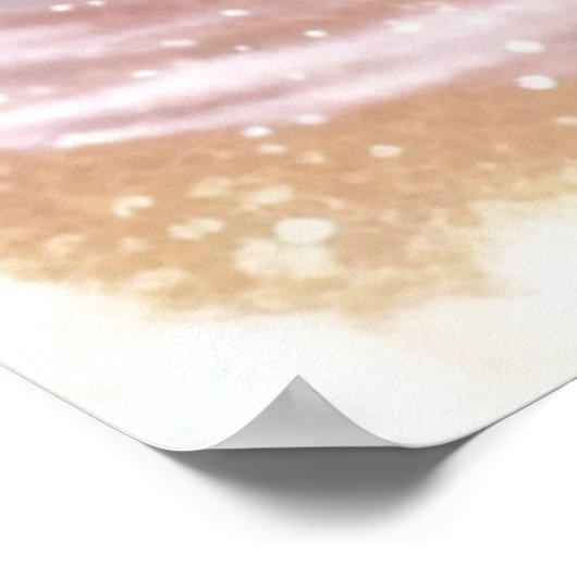 *~* AP60 Zee Sparkly Sand Beach Coastal Ocean Wave Poster (Hoek)