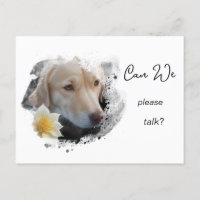 *~* AP61 Kunnen we praten -  Lab Retriever Bloem